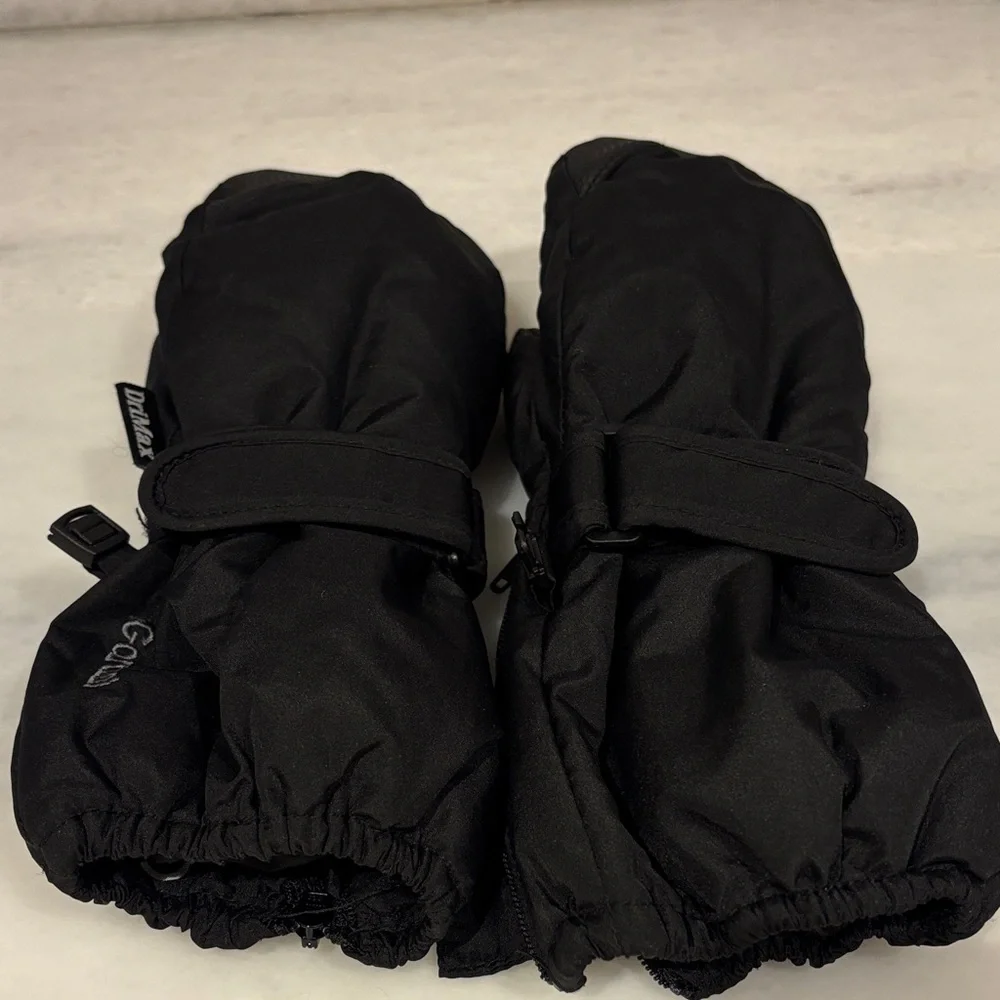 Gordini unisex black Insulated infants Winter Mittens size L
